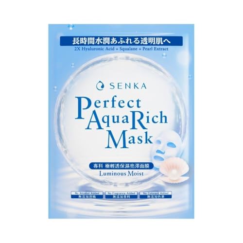 SENKA PERFECT AQUA RICH MASK LUMINOUS MOIST 1P