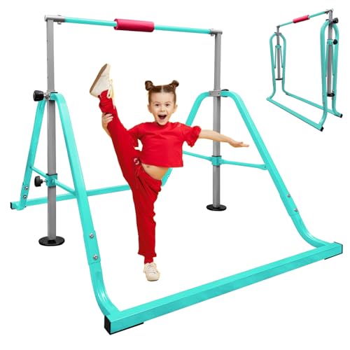 GLANT Gymnastics Bar for Kids 3-9, Foldable & Adjustable 32