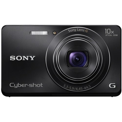 Image of Sony Cyber-Shot DSC-W690 16.1MP Point-and-Shoot Digital Camera (Black) with Camera Case