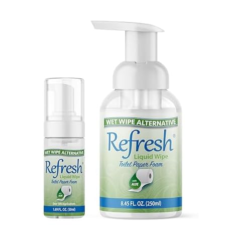 Refresh Liquid Wipe Toilet Paper Foam Cover