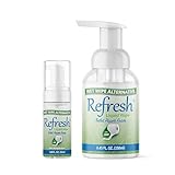 Refresh Liquid Wipe: Toilet Paper Foam | Eco-Friendly Wet Wipe Alternative with Witch Hazel and Aloe | Plumbing and Septic Safe | 250ml/50ml | 10.14 oz Total | Combo Pack