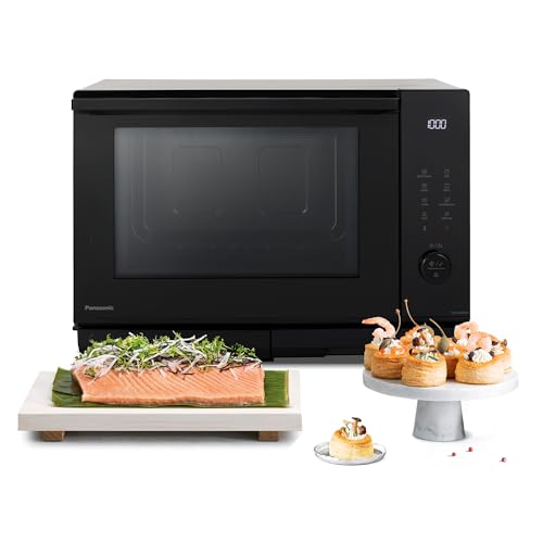 Panasonic NN-DS59NMETG Four à micro-Ondes Combiné 4-en-1 avec Gril, 27 Litres, 1000W, Cuisson à...