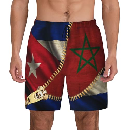 Short de bain respirant Cuba Maroc pour homme avec séchage rapide