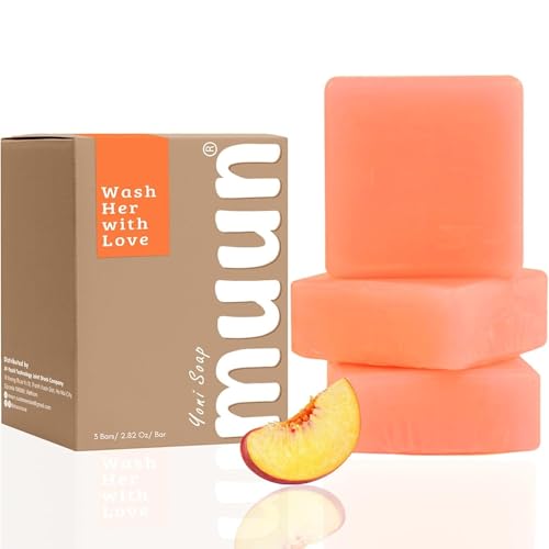 Muun Peach Yoni Soap Bar - Pack 3 Peach Ph