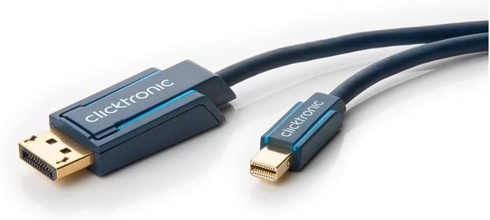 Clicktronic 70739 Casual Mini-DisplayPort Adapter Cable, 3m Length