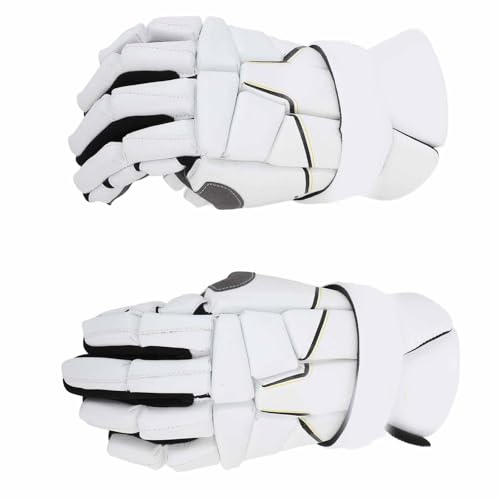 Luvas Masculinas de Lacrosse Flexíveis para Hóquei No Gelo, Forte Aderência, Respirável, Absorção de