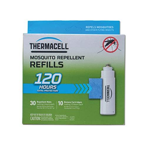 Thermacell Mosquito Repellent Refills; Provide 120 Hours of Protection; Contain 30 Repellent Mats