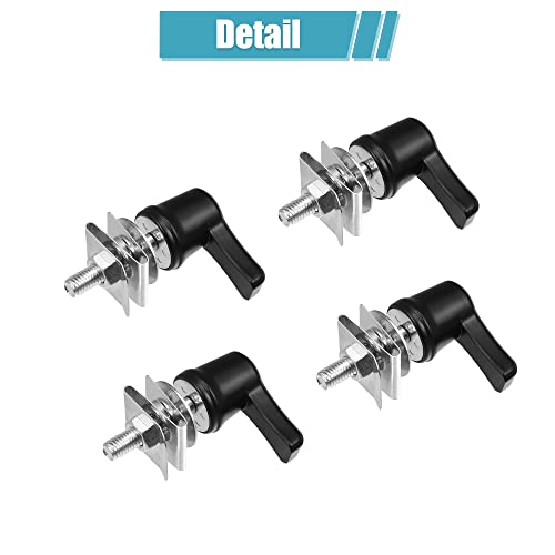 X AUTOHAUX Kit de Montaje para Alforjas, Tornillo de Seguridad Anti-Robo para Harley Road King Electra Glide Street Glide OE Número 90201540 Negro miniatura 6
