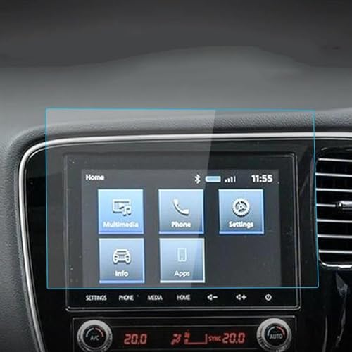 Verre trempé pour console centrale Mitsubishi Outlander 2018-2023 : voyagez l'esprit tranquille