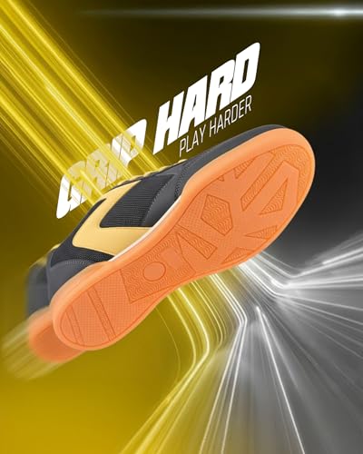 Image of Centrino Men's Badminton Shoes | Lightweight Indoor Court Shoes | Breathable Mesh Sports Sneakers | Non-Marking Grip Sole | Comfortable Training & Play Footwear (9345)