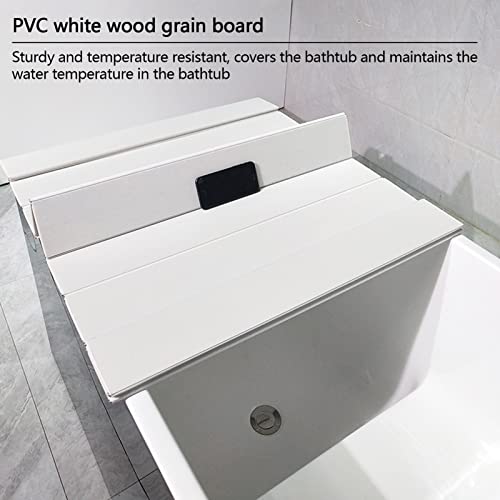 Tapa de almacenamiento de aislamiento de PVC plegable para baño resistente al calor 6