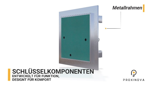 Proxinova Revisionsklappe 25x35 Cm Aluminium - Trockenbau Wartungsklappe Für Wand & Decke