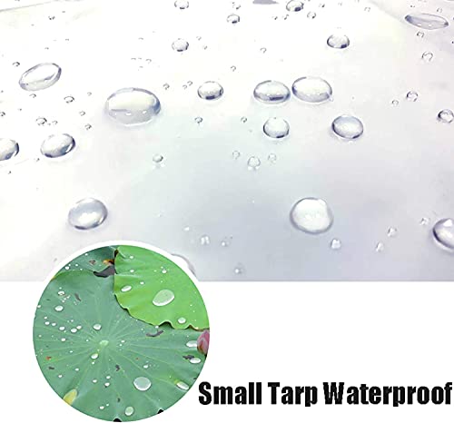 Lona impermeable resistente 1x1 m transparente para solucionar goteras y polvo exterior 7
