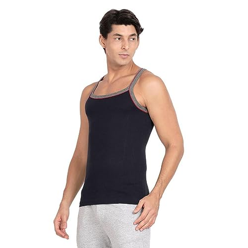 Image of Pepe Mens Square Neck Solid Vest