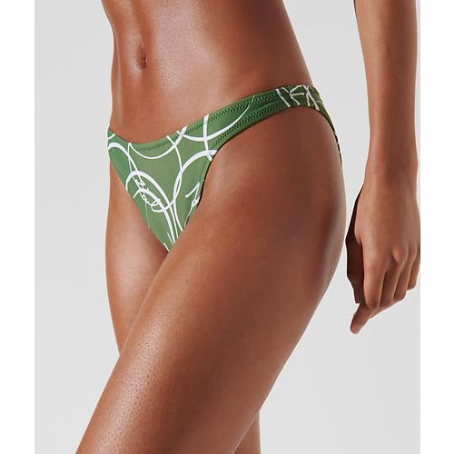 KARL LAGERFELD Damskie spodnie Circle Brazylijskie Bikini Bottoms, czarne, XL EU