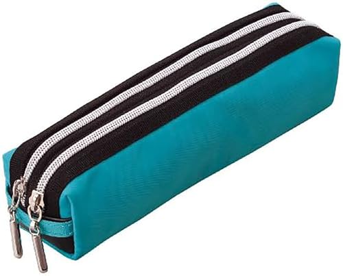 Image of レイメイ藤井 Raymay Fujii FY276P Pen Case, Pencil Case, Double Zipper, Pink