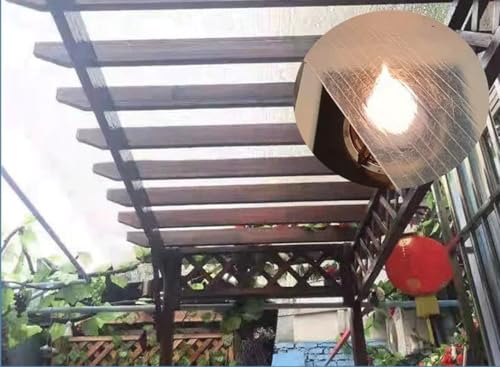 Rouleau polycarbonate transparent pour toit de terrasse et jardin