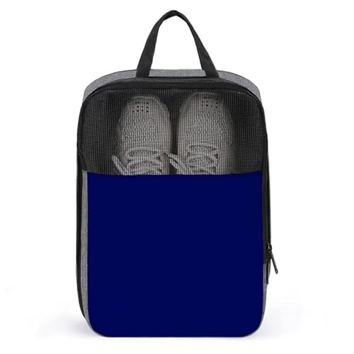 Sac à chaussures de voyage de golf imprimé bleu marine en valise