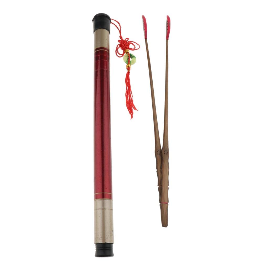 Practical 2pcs Yangqin Dulcimer Mallets Sticks+Storage Box Holder - Image 3