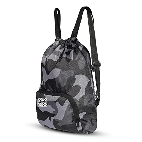 Image of DIVULGE Meteor16 liters Polyester Drawstring bag, daypack Gym bag Rucksack Backpack With Zip Pocket
