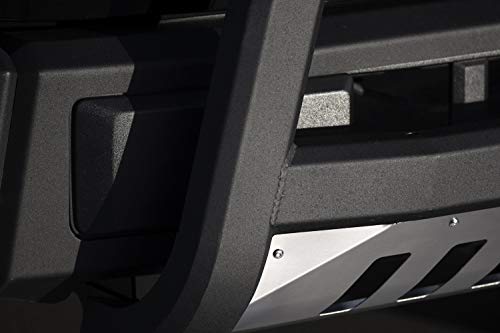Image of Armordillo USA 7173859 AR Series Bull Bar - Matte Black with Aluminum Skid Plate Fits 1988-2000 Chevy C /K1500