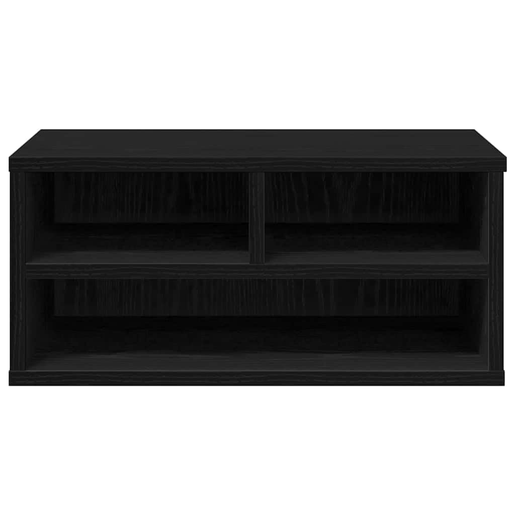 Soporte para impresora, color roble negro
