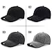 GK-O Mens Wool Blend Baseball Cap Plain Winter Warm Golf Hat Adjustable (US, Alpha, Large, Light Gray)