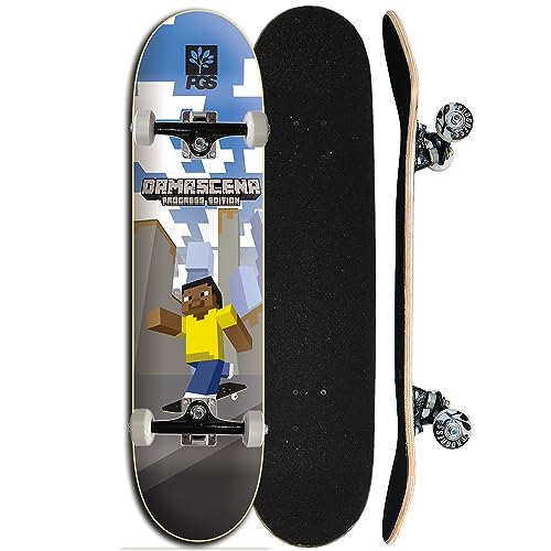 Skate Completo Semi profissional Progress - PGS Pro model Damascraft