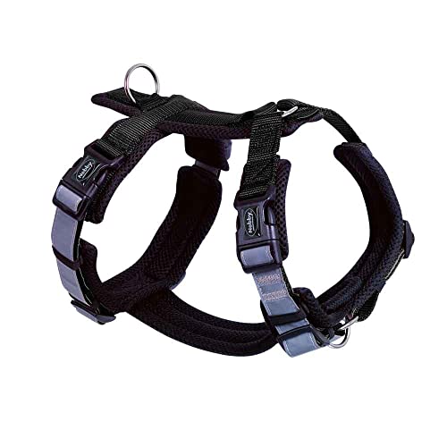 Nobby Geschirr Daily Walk Comfort, schwarz, L: Brust: 42-58 cm, Bauch: 63-86 cm, 1 Stück
