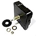 High Torque Quartz Clock Movement (Silent) w/Extended Shaft (for Long Hands), Long Shaft- 9/16