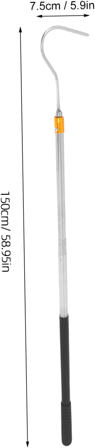 Toddmomy Unique Design Snake Catcher Pole Telescoping Grabber for Snake Handling Tool