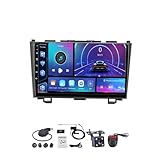 Android 15 Autoradio-Video-Multimedia-Player, 9-Zoll-Touchscreen-Radio für Honda CR-V 2007-2011 Plug-and-Play-Autozubehör mit Bluetooth und Navigation und,HM604