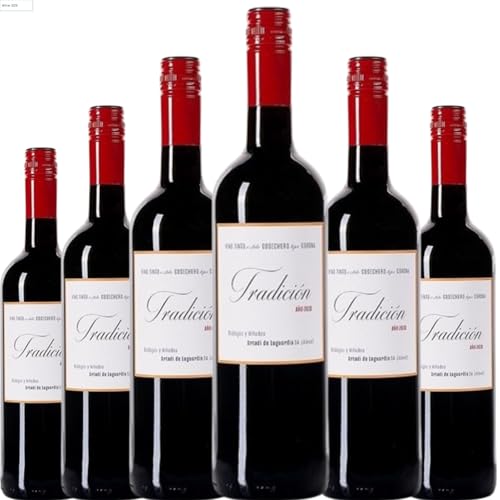 Artadi Tradición Vino Tinto Ecológico 14,5% Vol, Tempranillo y Viura con Carácter Auténtico, Ideal para Maridar con Platos Tradicionales y Tapas| 6 botellas