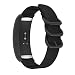 Produktbild MoKo Armband Kompatibel mit Samsung Gear Fit 2 SM-R360/Gear Fit 2 Pro SM-R365, Nylon Uhrenarmband Ersatzarmband Uhrband mit Doppelter Schnalle, Schwarz