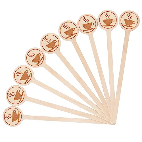 Rclxl 100PCS-COFFEE STIRRERS 100Pcs Coffee Stirrers-5.9 Inch Natural Wooden Stir Sticks With Round Ends, Disposable Eco-Friendly Biodegradable Cafe Grade Coffee Stir Sticks Wood Beverage Mixer thumb #6