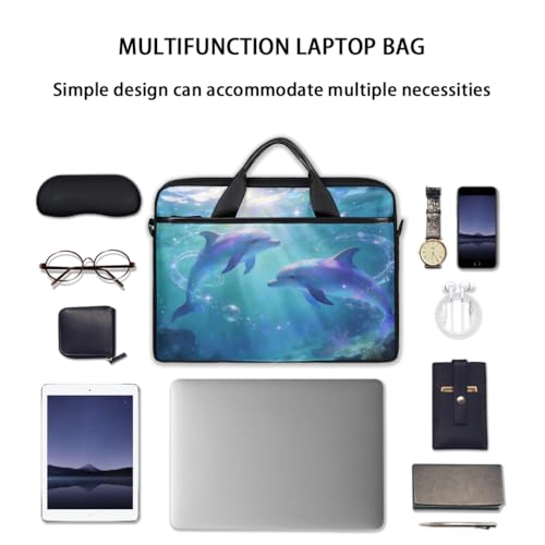 Maletín para laptop unisex azul océano 14-15 pulg. miniatura 6