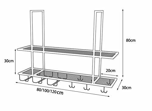 Support de rangement plafond or pour libérer l'espace bar et plan de travail - 3
