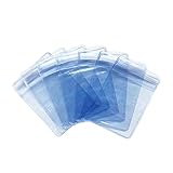 Jewelry Bag 100 PCS PVC Zipper Bags 2 x 2.8 INCH Transparent Jewellery Packaging Pouch Thick Airtight Storage Sack (2 x 2.8 INCH)