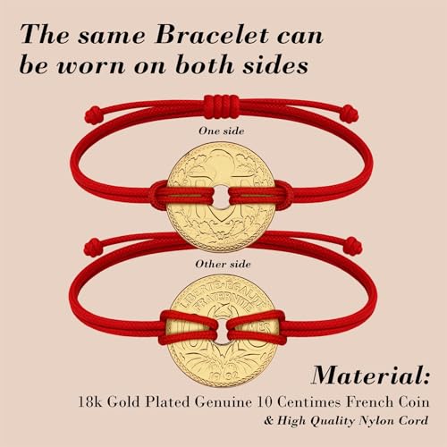 Image of HOBBY OF KINGS Good Luck Coin Bracelet | 18k Gold Plated Wristband | Handmade Jewelry for Collectors and History Lovers