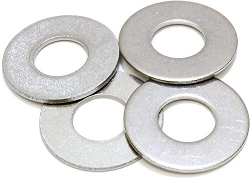 Rondelles plates acier inoxydable 316 SAE 3/8 anti déformation pour serrages puissants