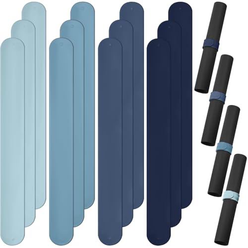 Charniol 12 Pieces Wrapping Paper Roll Holder Holiday Flip Wraps