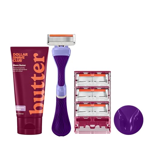Dollar Shave Club For Women - Member Exclusive (Purple) - Premium Shave Kit