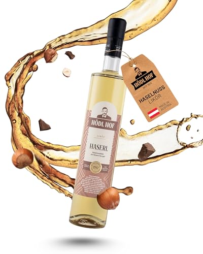 Hödl Hof Haselnuss-Likör 0,5L I Hochwertiger Likör mit Haselnüssen & Nougat I Haselnusslikör...