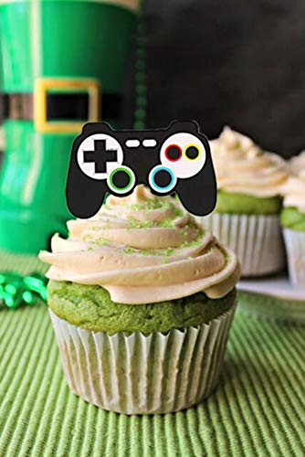 Laventy 29 Pcs Game On Cupcake Toppers Video Game Cupcake Toppers Set Gaming Party Decoration Boys Birthday Party Banners For Game Theme Party #TOP1