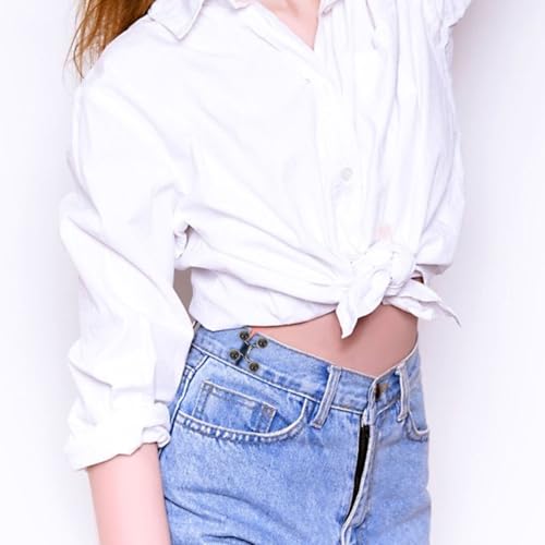 Botones extraíbles para jeans extensores de cintura ajustables para pantalones vaqueros 4