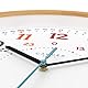 Cander Berlin MNU 11230 Wanduhr Kinder Holz 30,5 cm Lernen Lernzifferblatt Holzuhr lautlos geräuschlos leise Massivholz Holzrahmen Kinderzimmer ohne Tickgeräusche Junge Mädchen