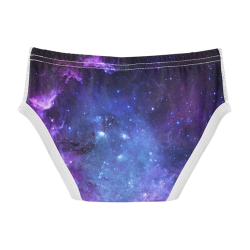 visesunny Boys Potty Training Underwear Blue Purple Galaxy Breathe Cotton Briefs Size 2T-8Y for Toddler2