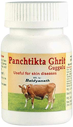 Panchatikta Ghrita Guggul herbes pures naturelles pot de 50 g