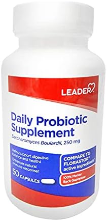 Leader Daily Probiotic Capsules 50 Ct. Promotes Digestive Balance & Gut Health