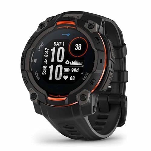 Montre connectée GPS écran anti-réflexe lisible au soleil boîtier robuste